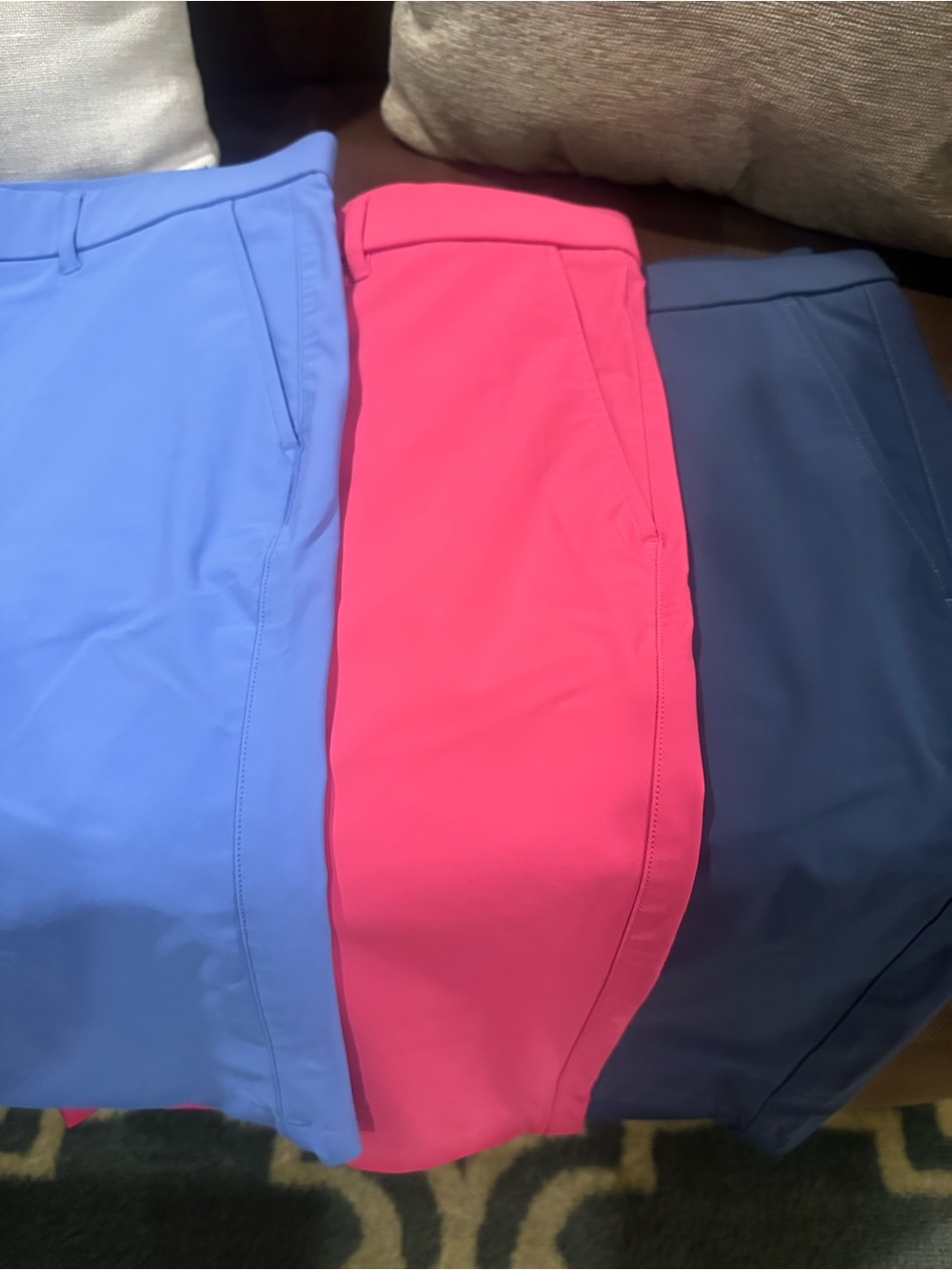 Greyson Montauk Bright Blue, Blue and Pink Stretch Shorts - Receive all 3 - READ